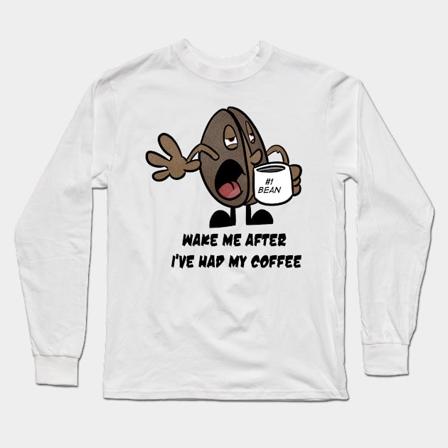 coffee bean Long Sleeve T-Shirt by davidfeci